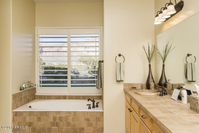365 North Muleshoe Road Apache Junction, AZ 85119 - Photo 40 of 54 a bathroom with a tub sink and mirror