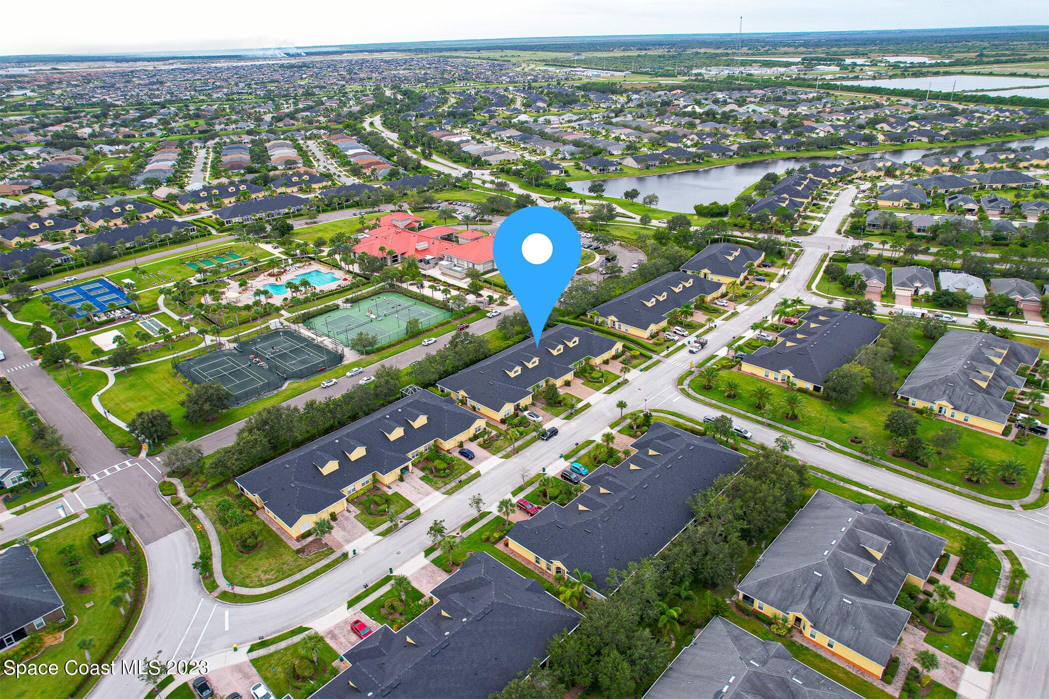 3071 Le Conte Street Melbourne, FL 32940 - Photo 40 of 41 an aerial view of multiple house