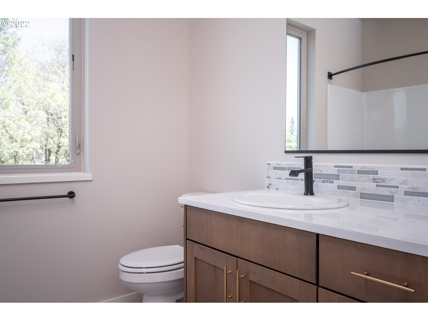 1175 Southeast Grant Street Portland, OR 97214 - Photo 29 of 32 a bathroom with a sink vanity mirror and toilet