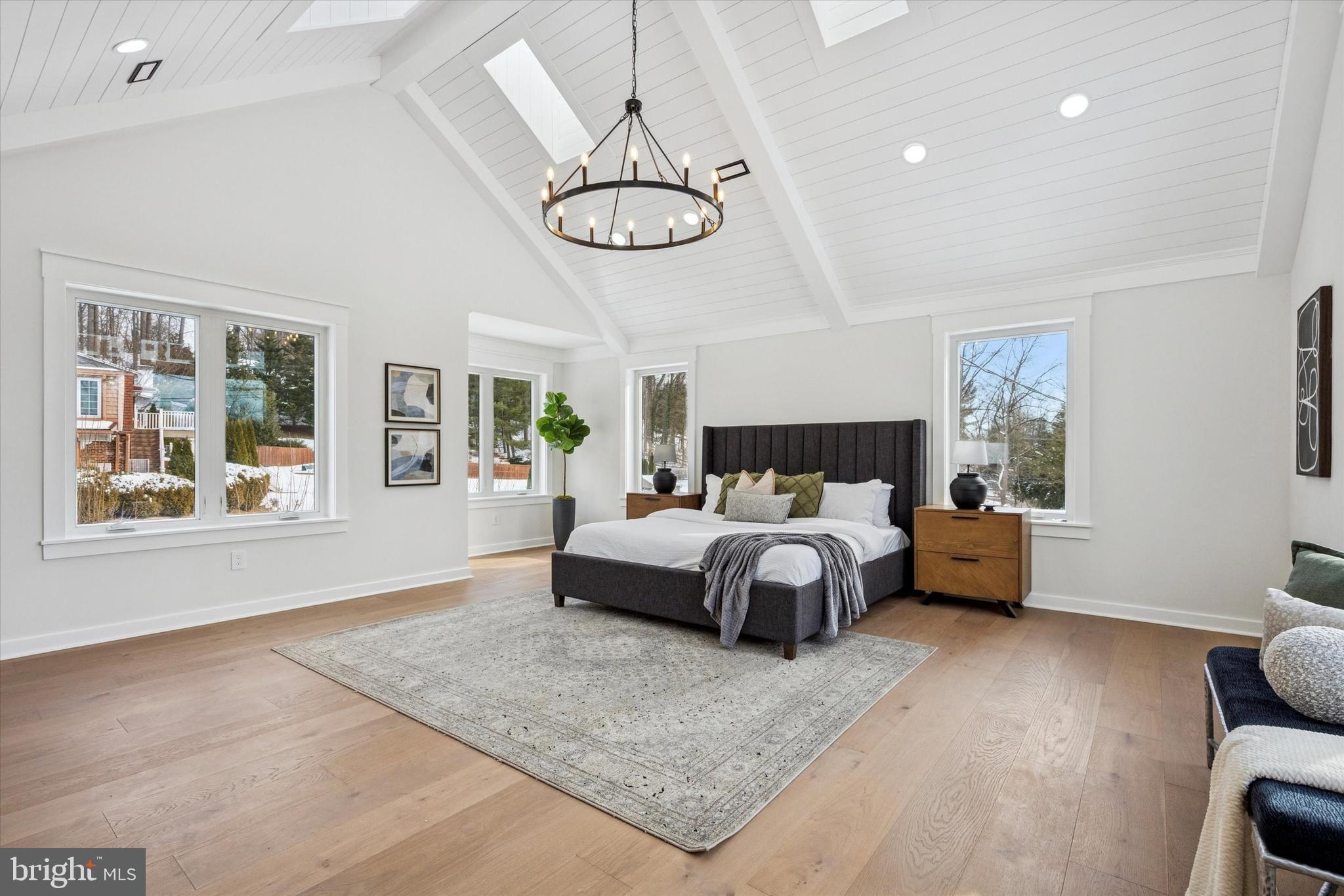 739 South Roberts Road Bryn Mawr, PA 19010 - Photo 15 of 29 DESIGNER VAULTED CEILING AND SKYLIGHTS