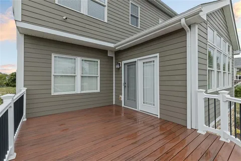 a view of front door of house