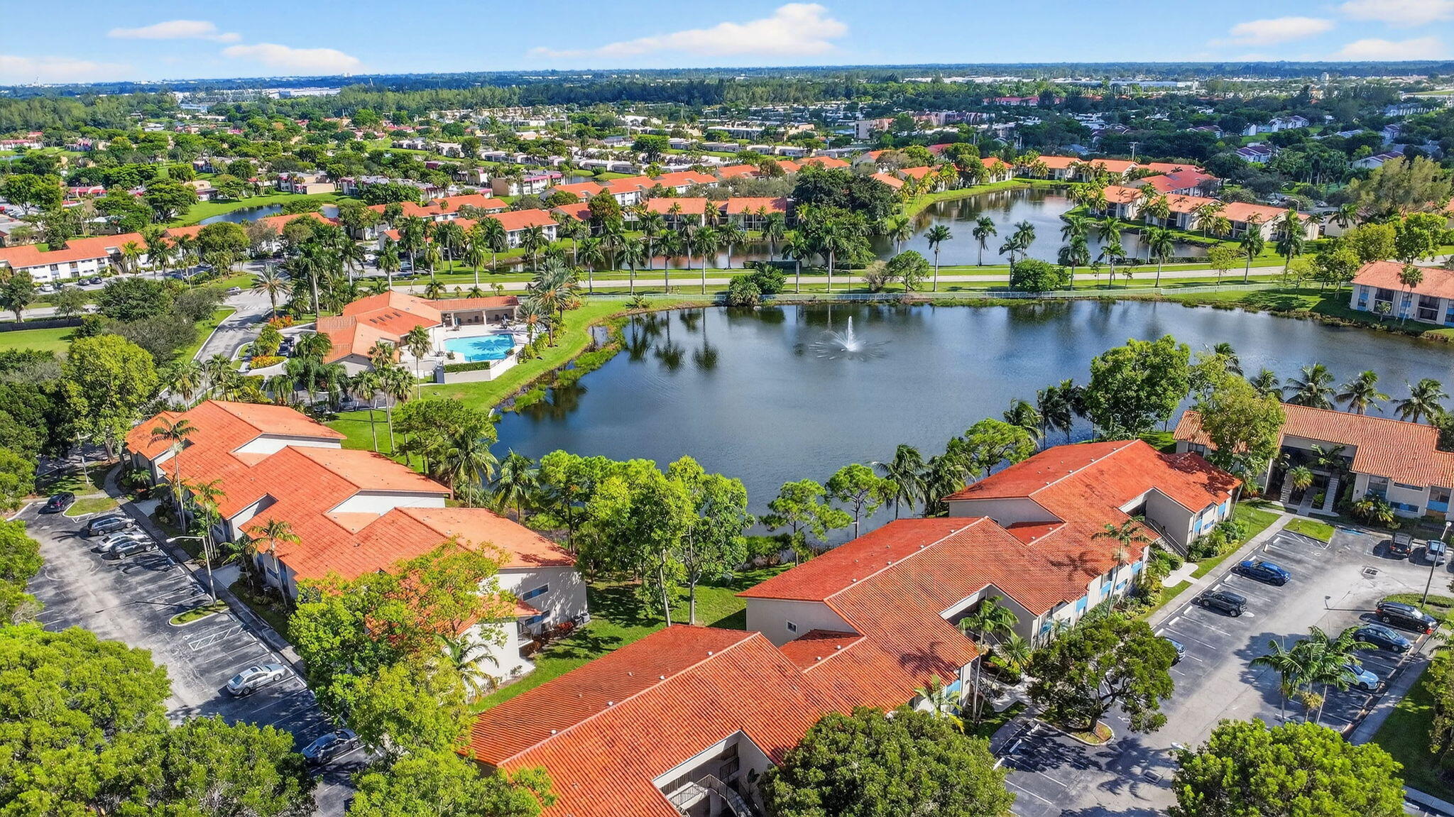 1601 Windorah Way, Unit D West Palm Beach, FL 33411 - Photo 11 of 41 an aerial view of residential houses with outdoor space
