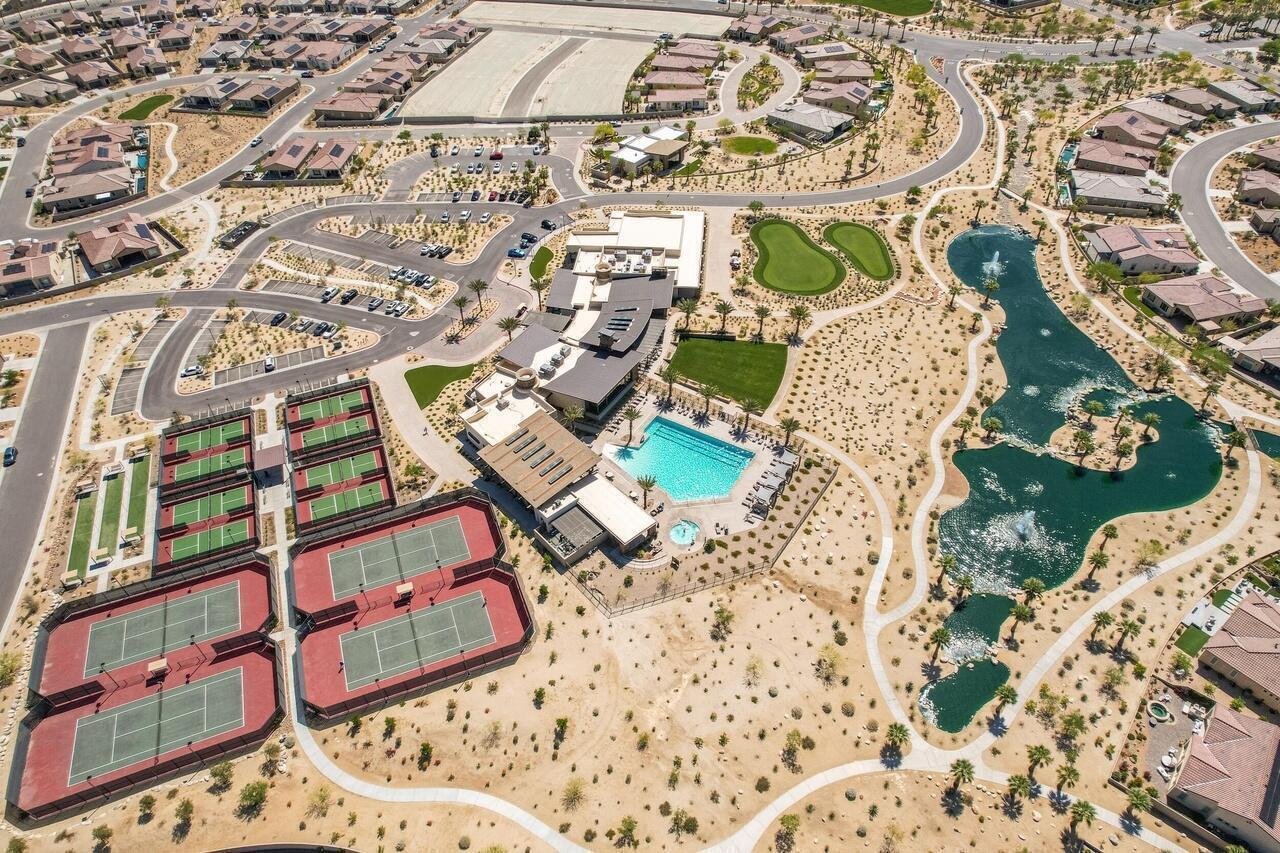 57 Syrah Rancho Mirage, CA 92270 - Photo 36 of 50 an aerial view of residential house with parking