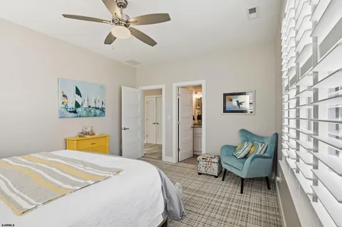 a view of a balcony with wooden floor