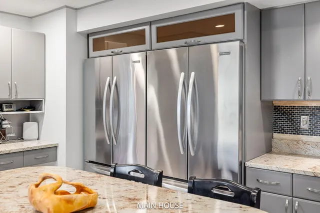 a view of a door with a glass door