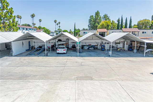 a view of a terrace with wooden floor