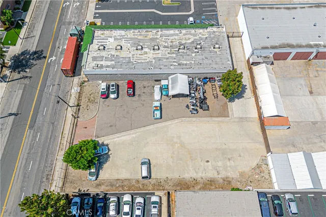 an aerial view of a city with lots of residential buildings