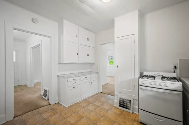 a room with storage and utility