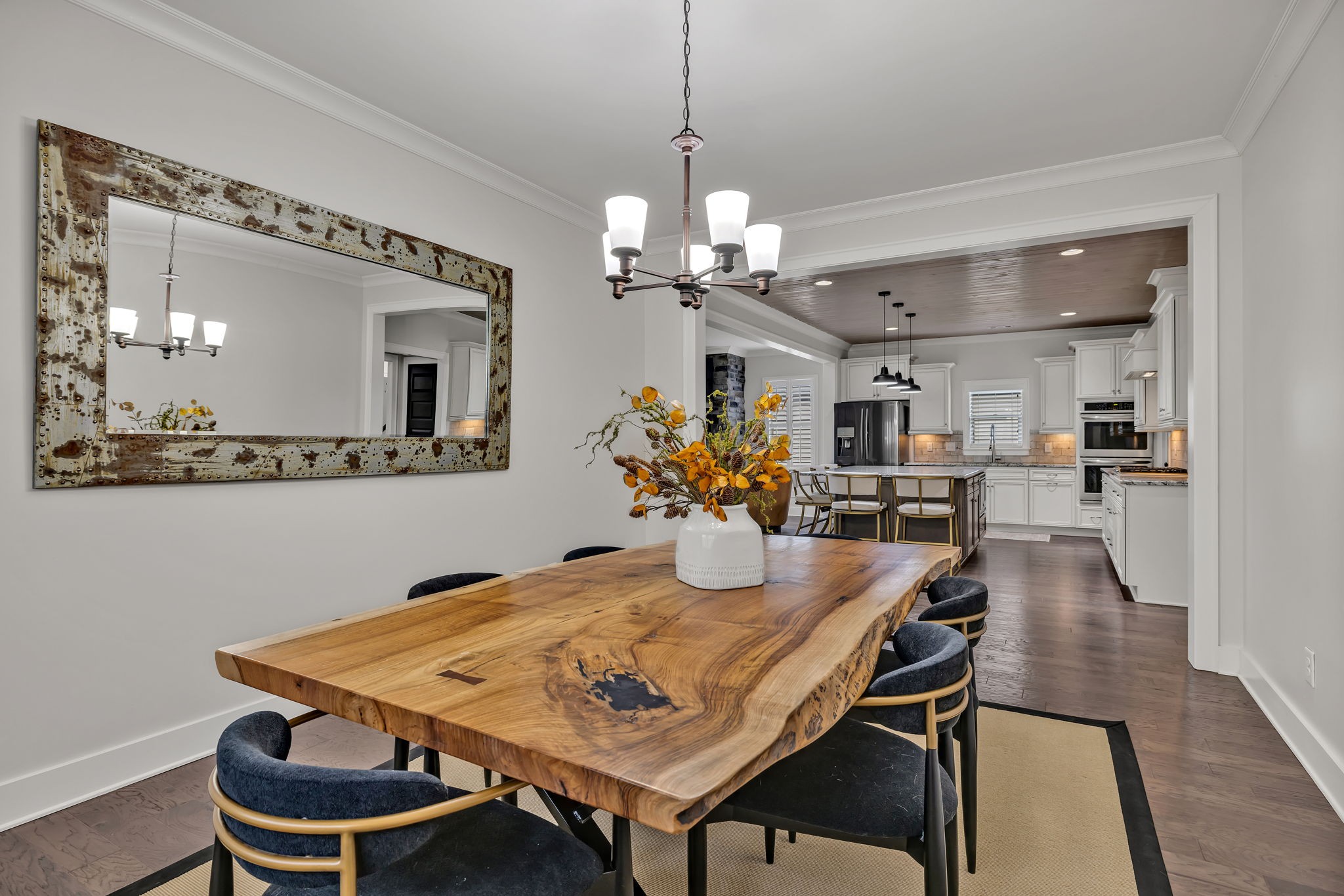 4049 Ryecroft Lane Franklin, TN 37064 - Photo 6 of 34 a dining room with a table or chairs and a wooden floor
