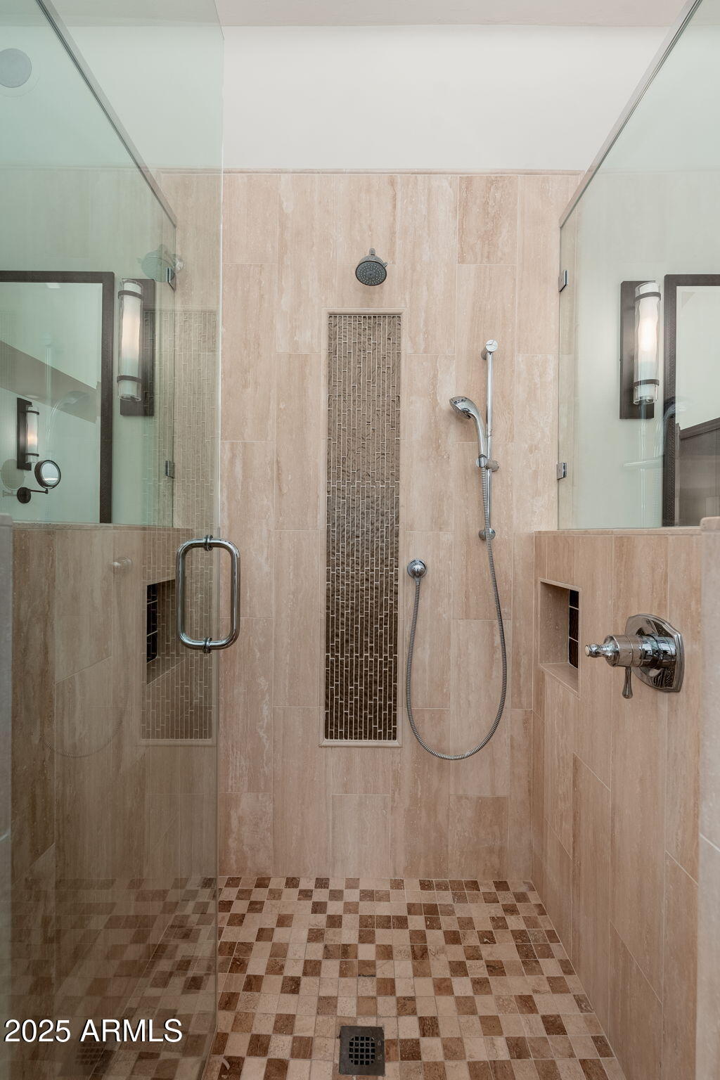 6527 East El Sendero Road Carefree, AZ 85377 - Photo 36 of 93 a bathroom with a shower