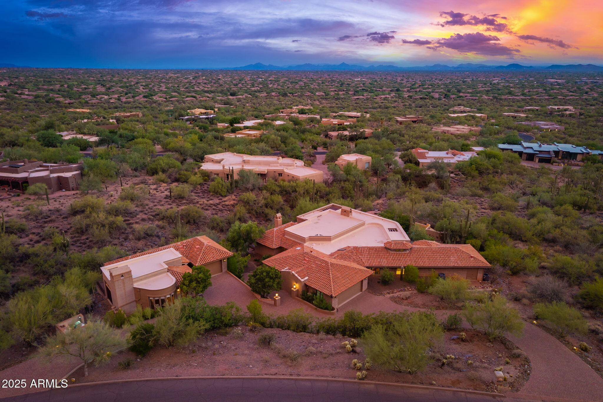 6527 East El Sendero Road Carefree, AZ 85377 - Photo 5 of 93 an aerial view of residential houses with outdoor space