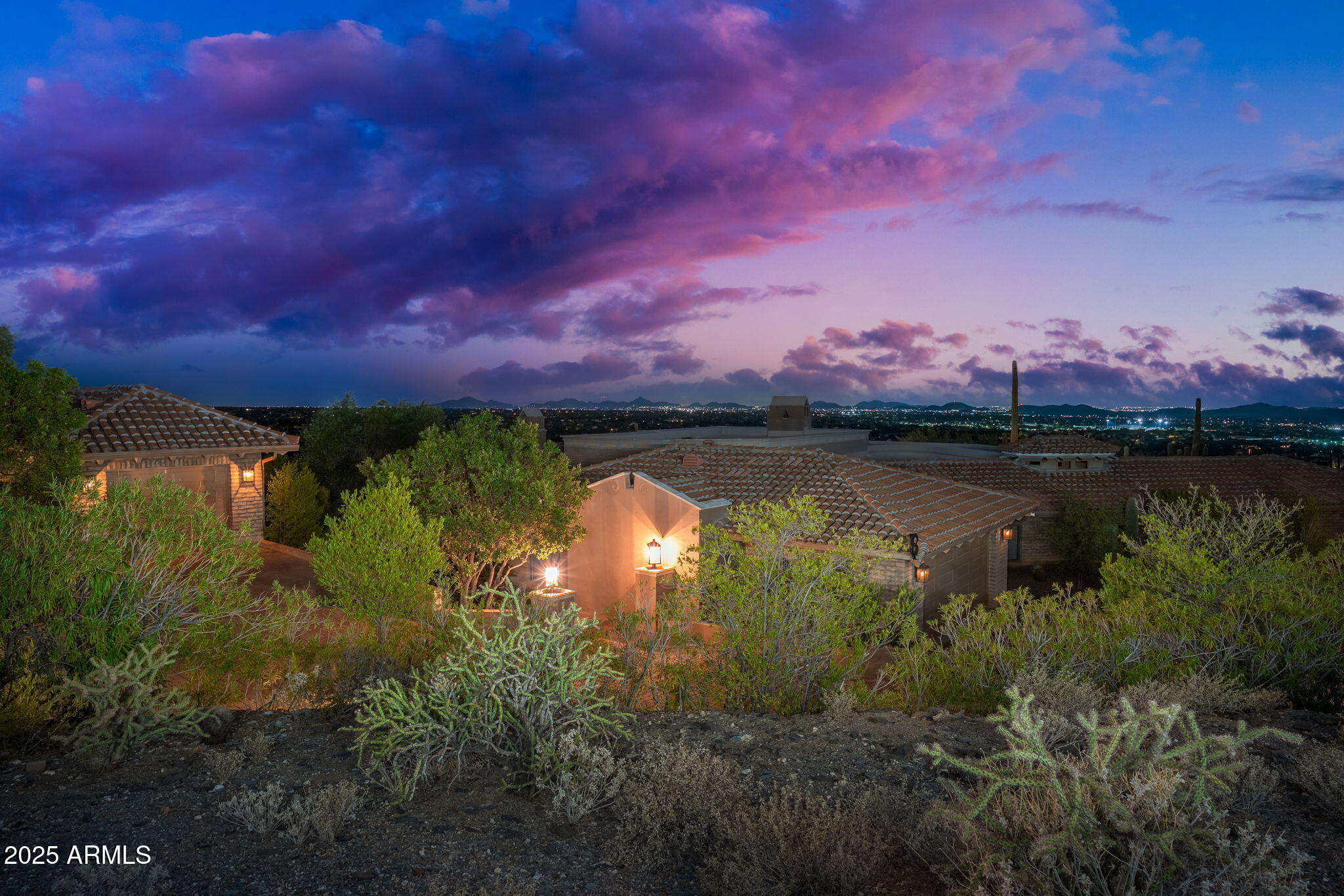 6527 East El Sendero Road Carefree, AZ 85377 - Photo 93 of 93 a view of a lake in front of sunset