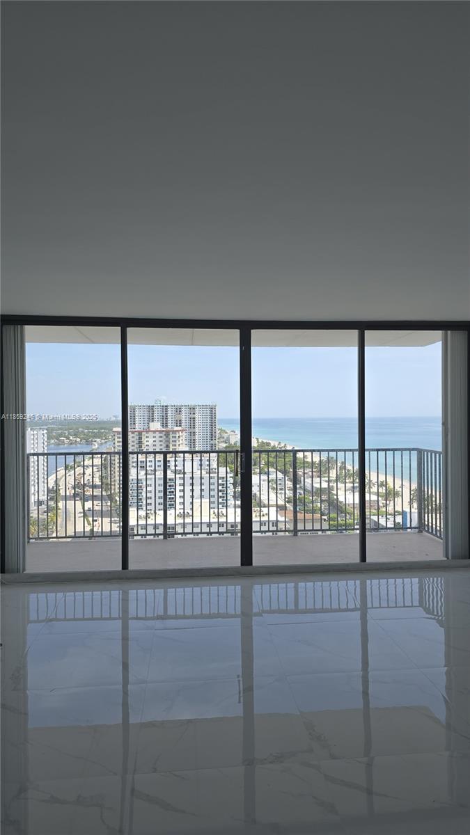 2101 South Ocean Drive, Unit 2004 Hollywood, FL 33019 - Photo 5 of 15 a view of an empty room with a window