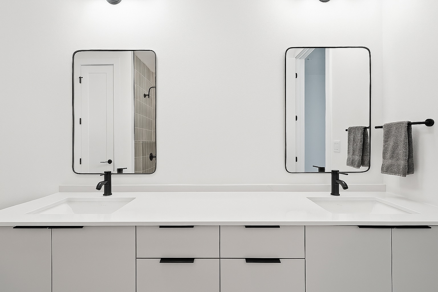 1701 Simond Avenue, Unit 305 Austin, TX 78723 - Photo 9 of 31 a bathroom with a sink and a mirror