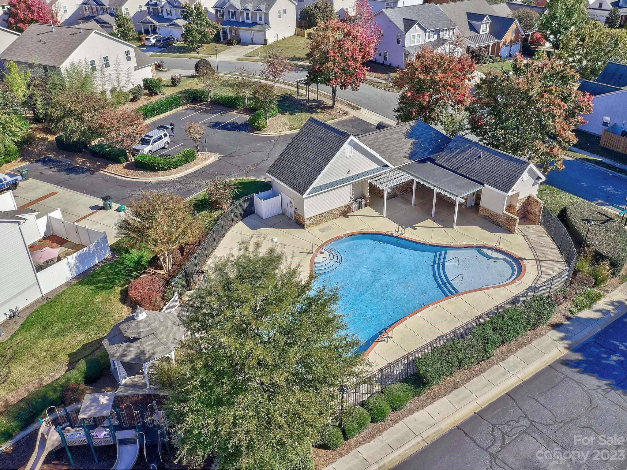 4849 Prosperity Ridge Road Charlotte, NC 28269 - Photo 39 of 40 an aerial view of a house with outdoor space