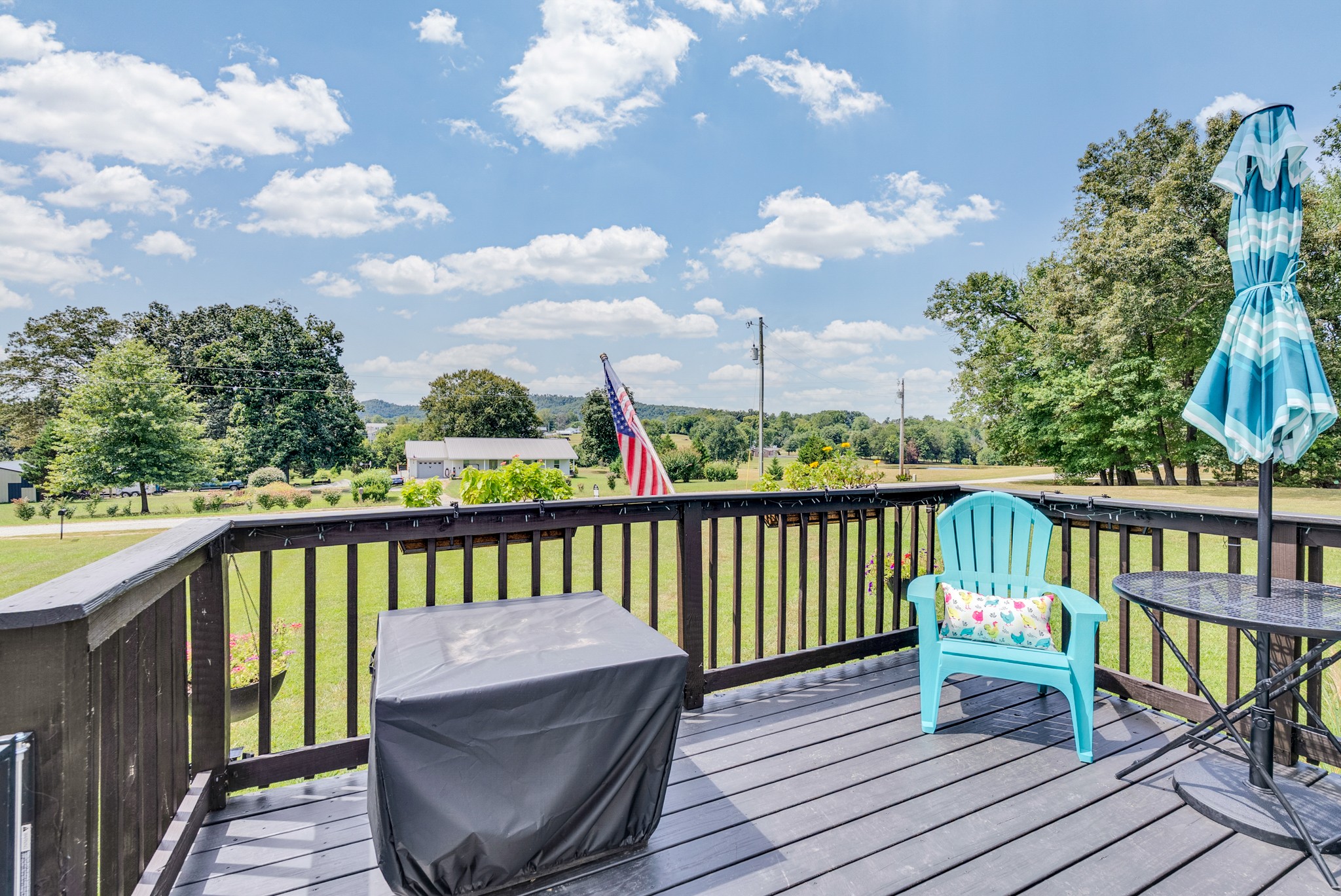 175 Lone Oak Drive Rickman, TN 38580 - Photo 36 of 37 a view of roof deck with two chairs and a table