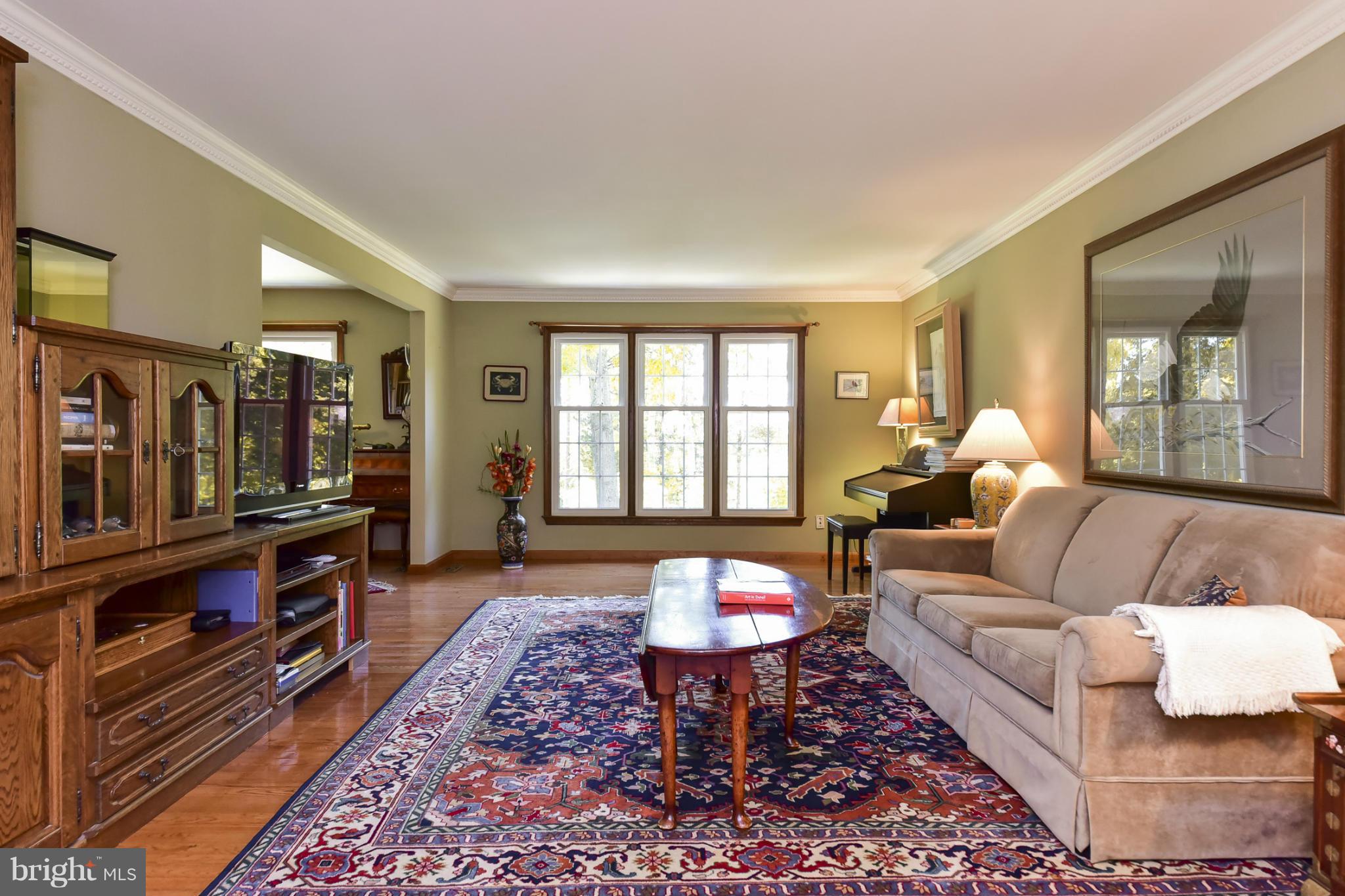 8033 Waterloo Farm Road Warrenton, VA 20186 - Photo 7 of 30 a living room with furniture and a rug