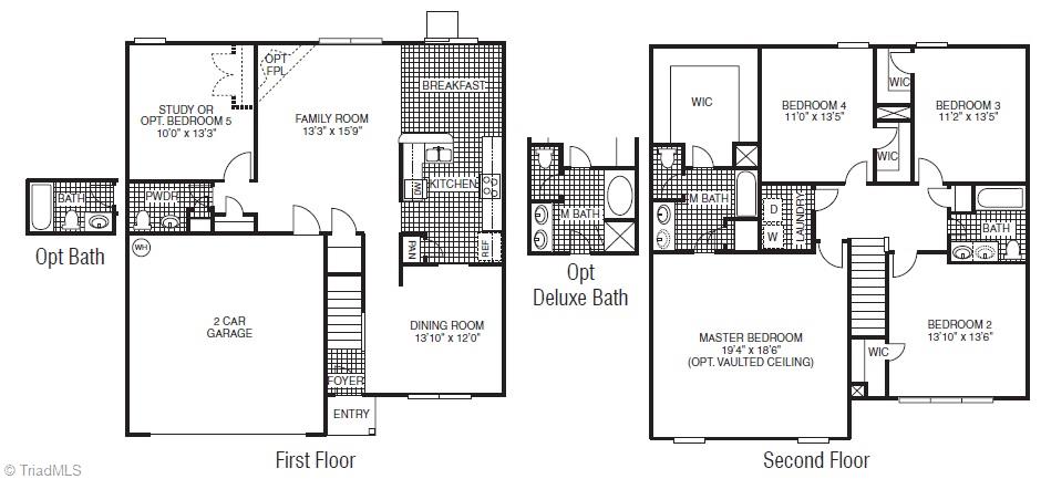 1591 Kilstrom Street Rural Hall, NC 27045 - Photo 15 of 15 Interior floor plan layout.