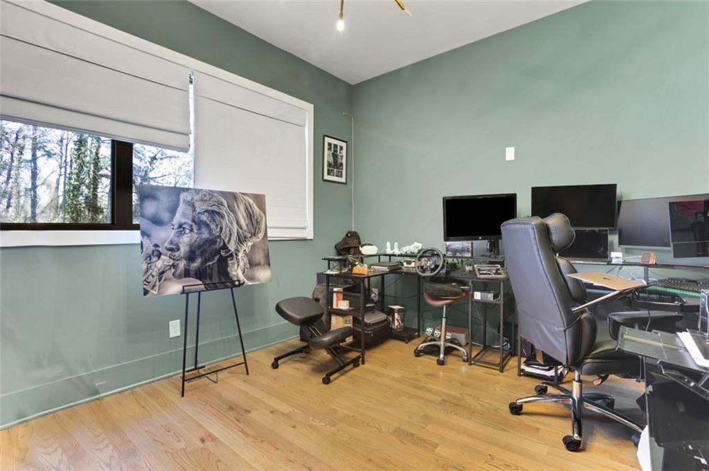 1200 Moores Mill Road Northwest Atlanta, GA 30327 - Photo 73 of 73 a view of a workspace with furniture and a window