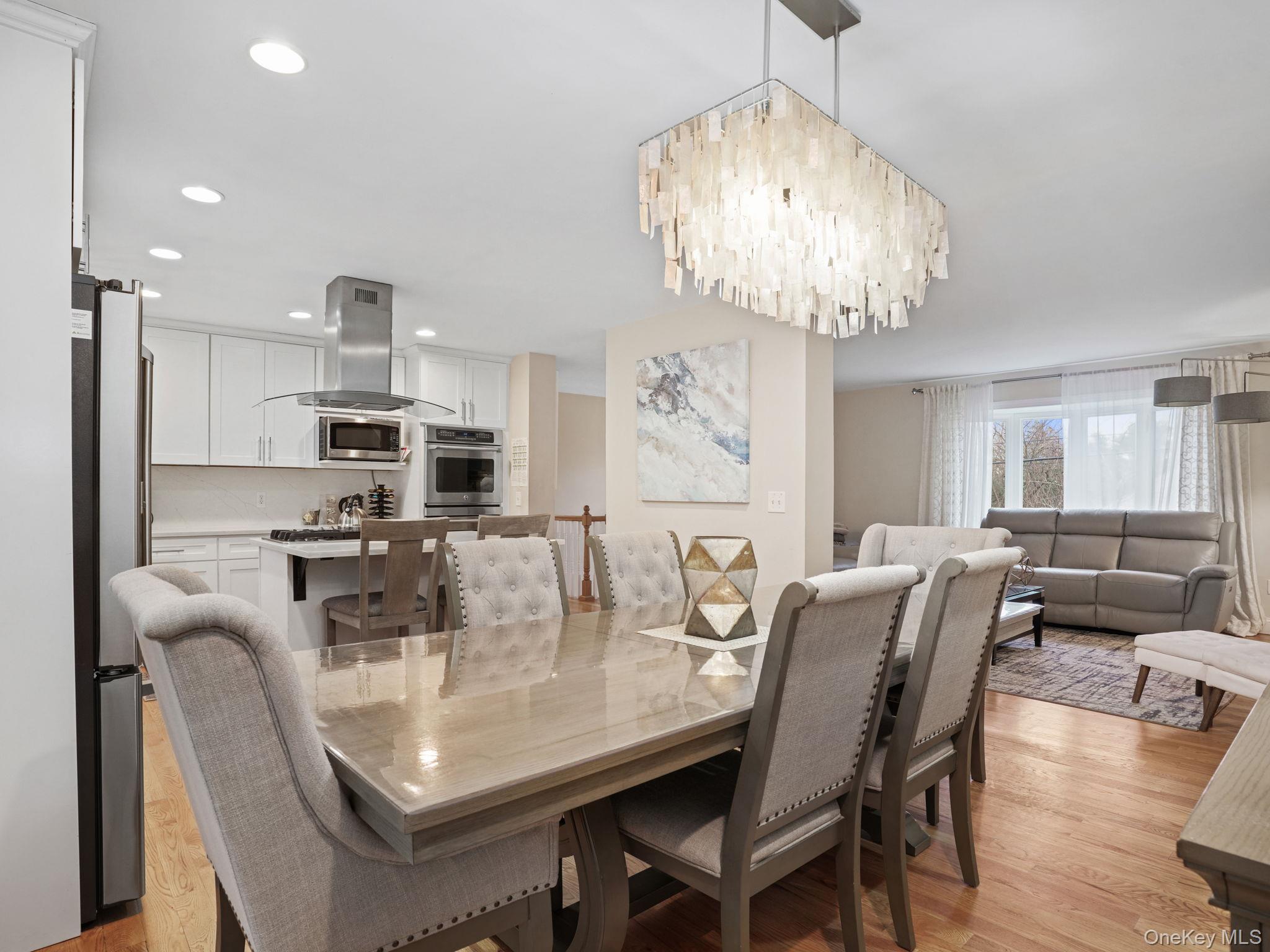 38 Kathwood Road White Plains, NY 10607 - Photo 13 of 44 Dining room with light wood-type flooring and recessed lighting