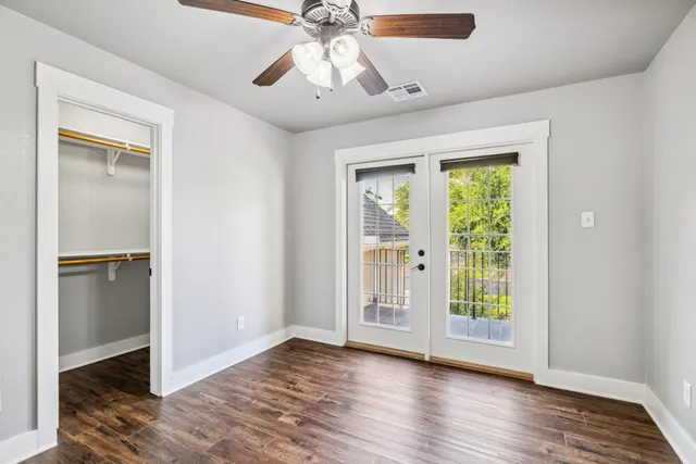 a view of a house with a balcony