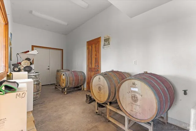 a view of a city with a lake