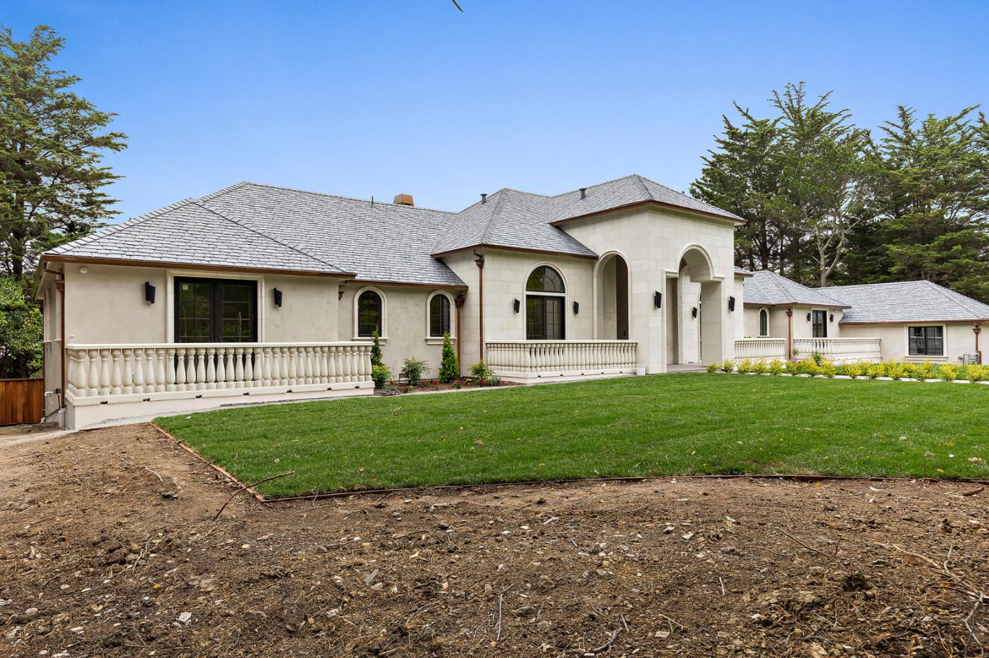 456 Pullman Road Hillsborough, CA 94010 - Photo 1 of 1 a front view of a house with a garden
