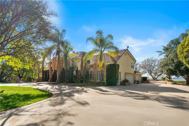 a view of a house with a street