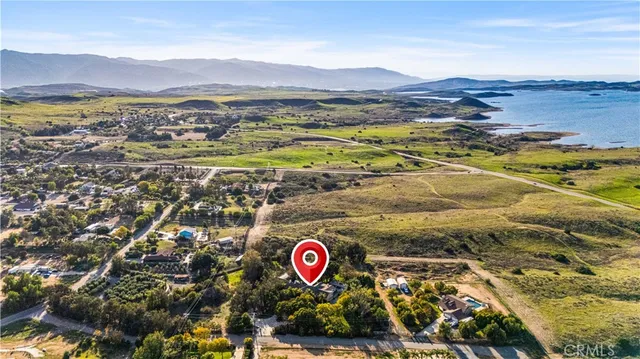 a view of mountains and sign board