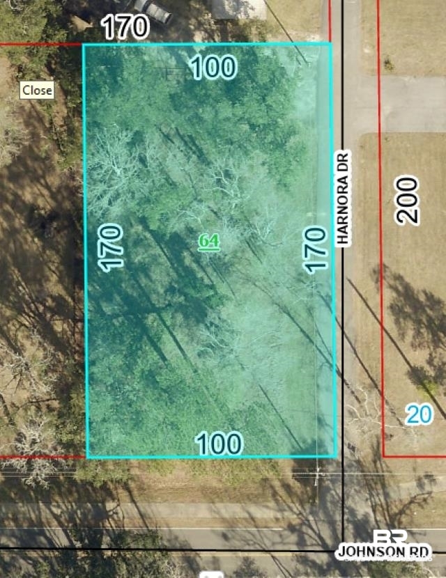 0 Harnora Drive Daphne, AL 36526 - Photo 1 of 17 Aerial view of lot