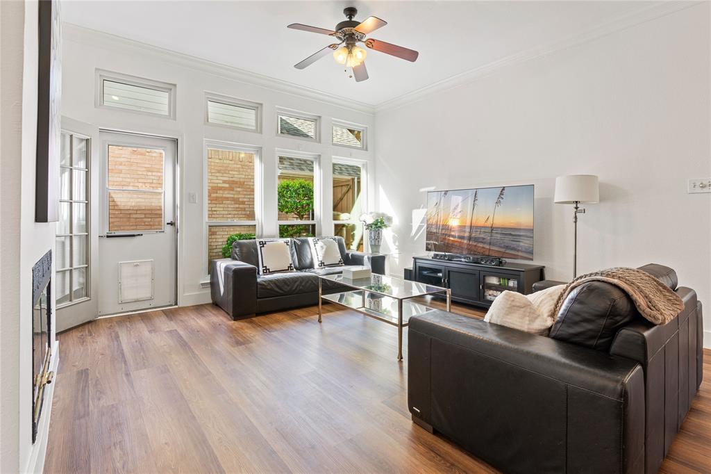 8718 Falls Road Irving, TX 75063 - Photo 5 of 28 a living room with furniture and a large window