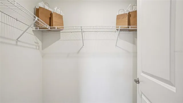 a walk in closet