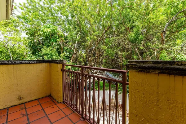 a view of balcony with outdoor space