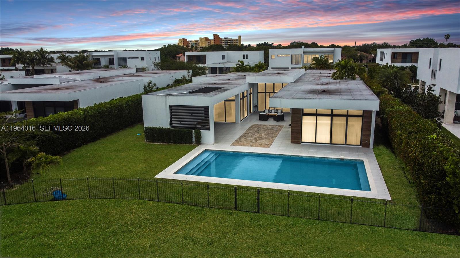 16640 Sunset Way Weston, FL 33326 - Photo 2 of 35 an aerial view of a house with a yard