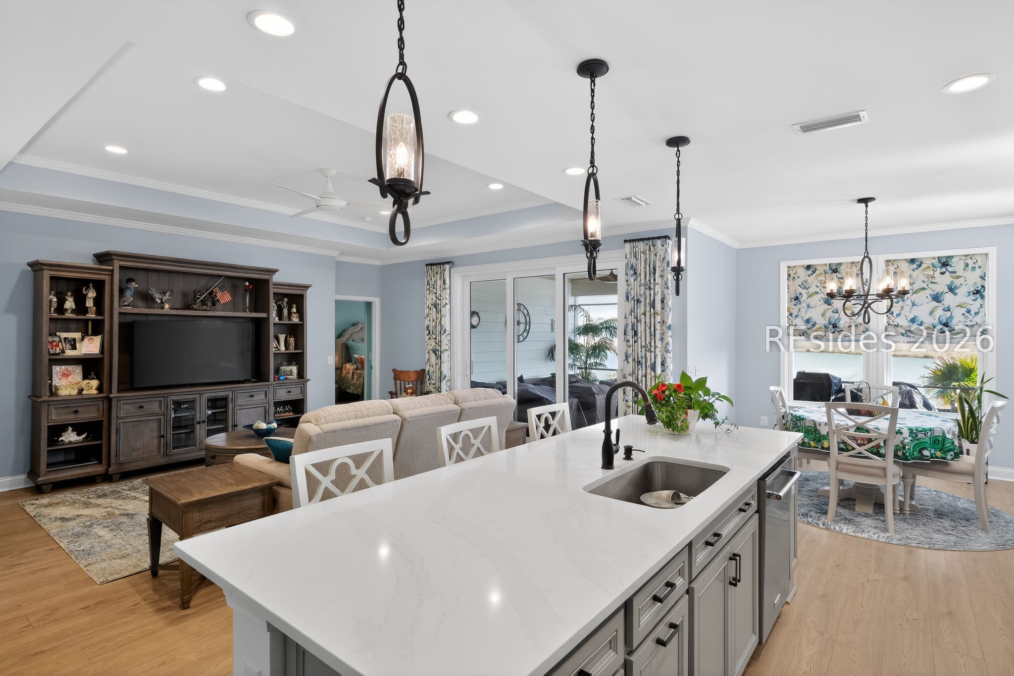 633 Destiny Drive Bluffton, SC 29909 - Photo 14 of 29 kitchen to living room