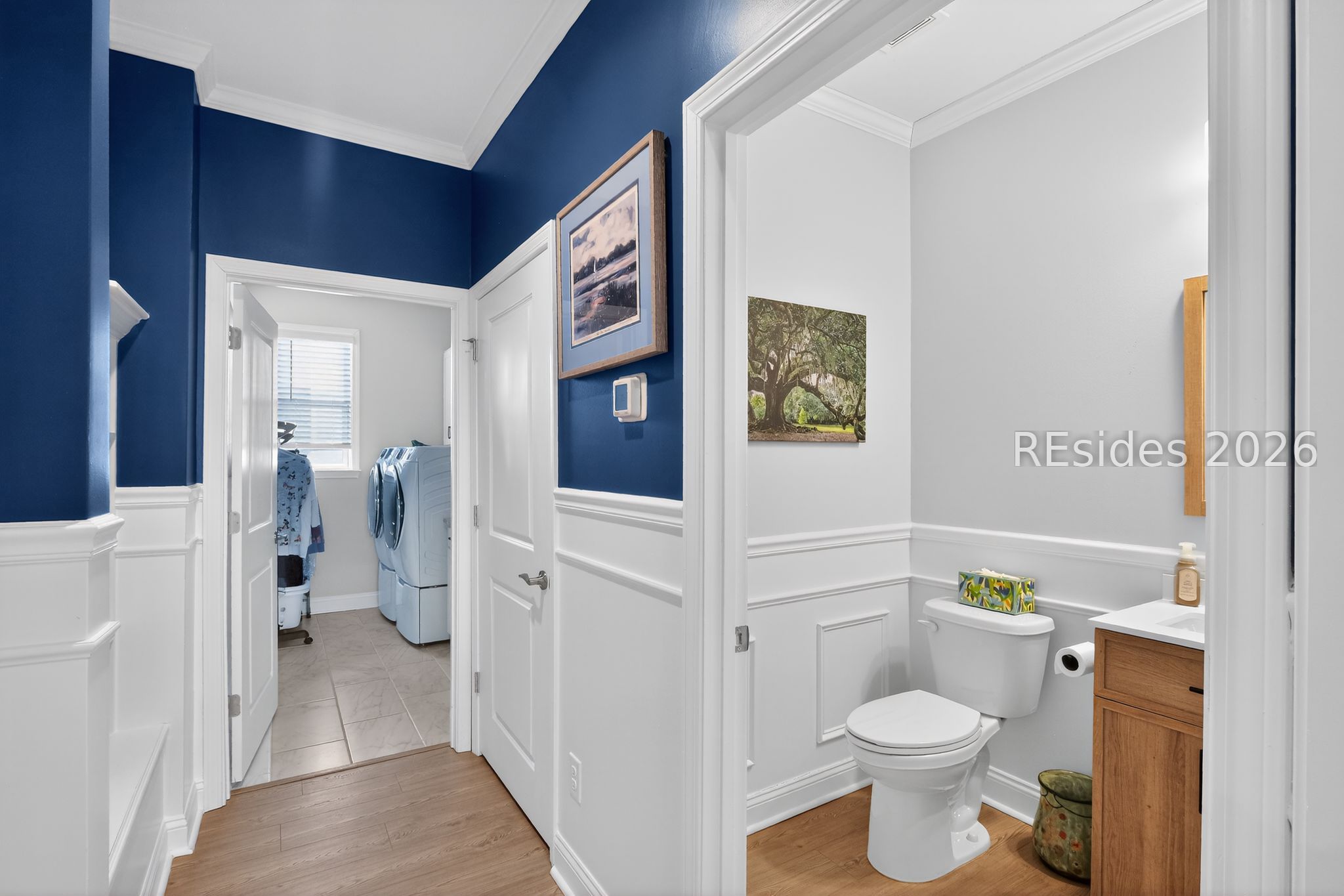 633 Destiny Drive Bluffton, SC 29909 - Photo 7 of 29 Half bath. Hallway to laundry