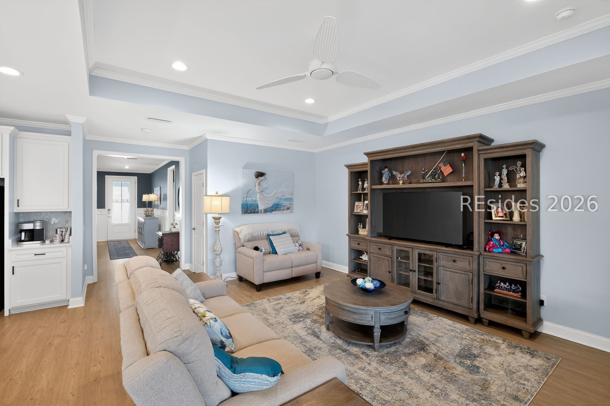 633 Destiny Drive Bluffton, SC 29909 - Photo 10 of 29 living room to front door view