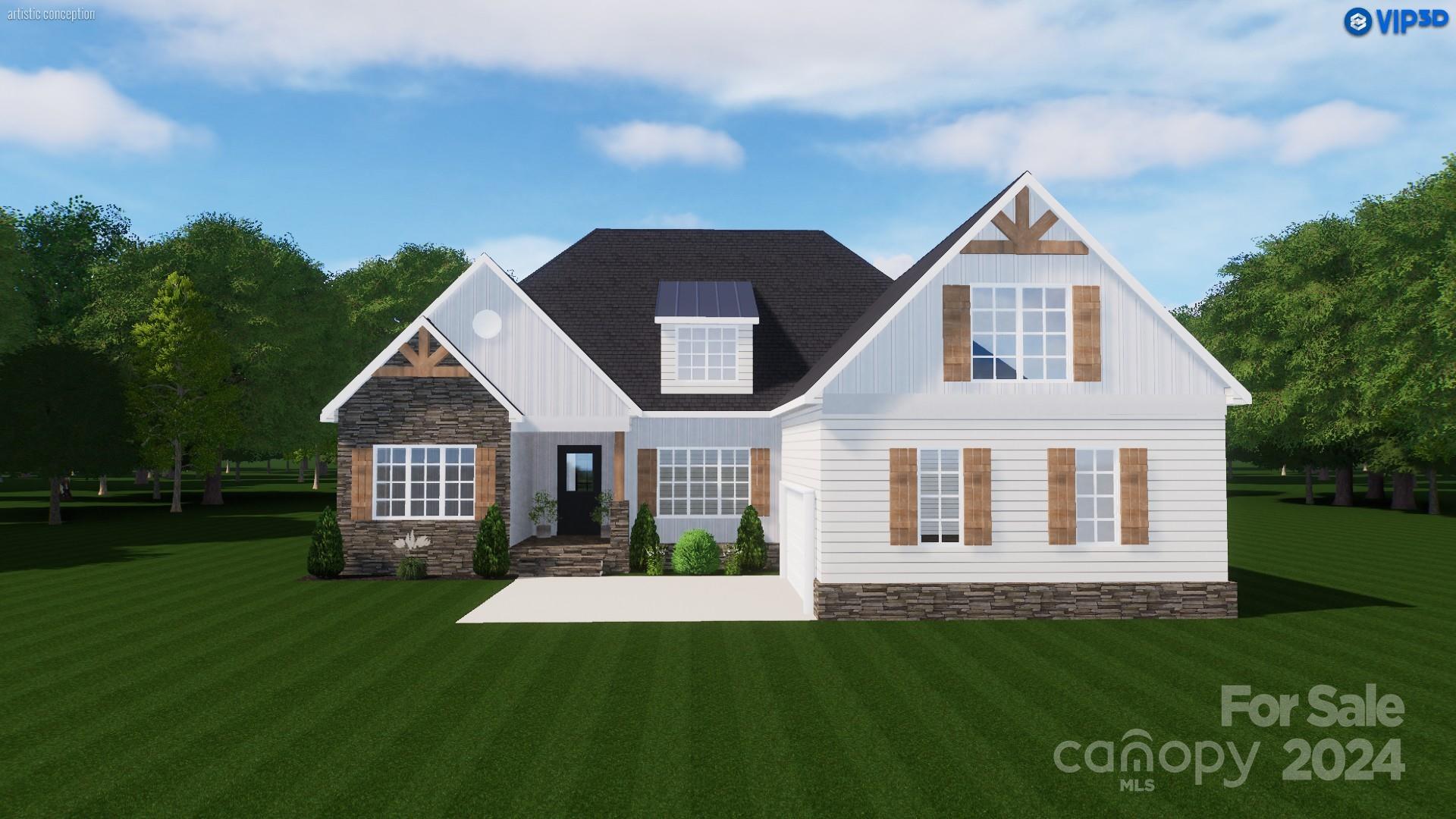 115 Starmount Drive Kings Mountain, NC 28086 - Photo 2 of 39 a front view of a house with a yard