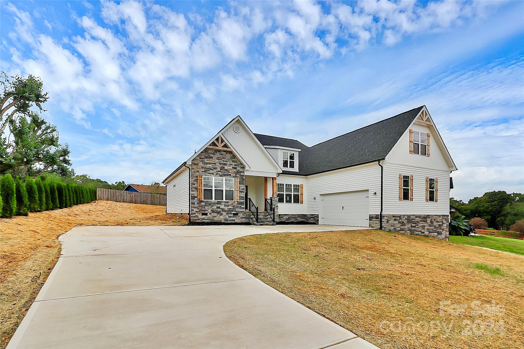 115 Starmount Drive Kings Mountain, NC 28086 - Photo 37 of 39 a view of house with yard and trees in the background