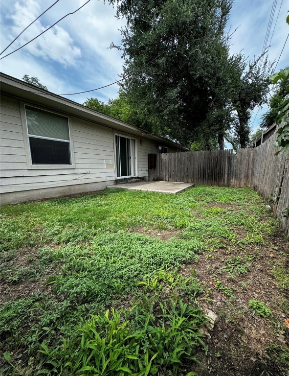 8613 Talyne Chaise Circle Austin, TX 78729 - Photo 17 of 22 Fenced backyard featuring a patio