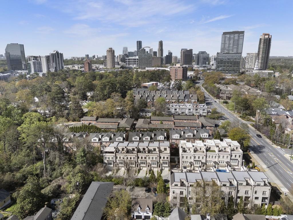 3715 Peachtree Road Northeast, Unit 12 Atlanta, GA 30319 - Photo 59 of 62 a view of a city with tall buildings