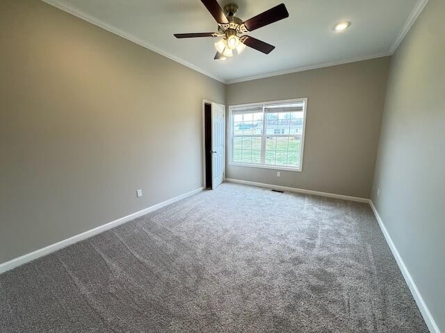 122 Underwood Road, Unit 3 Sweetwater, TN 37874 - Photo 34 of 52 an empty room with a window and ceiling fan