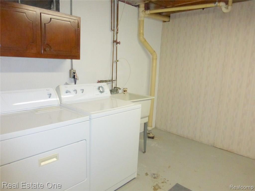 1348 Grace Avenue Rochester, MI 48309 - Photo 18 of 28 basement laundry. appliances included in the sale
