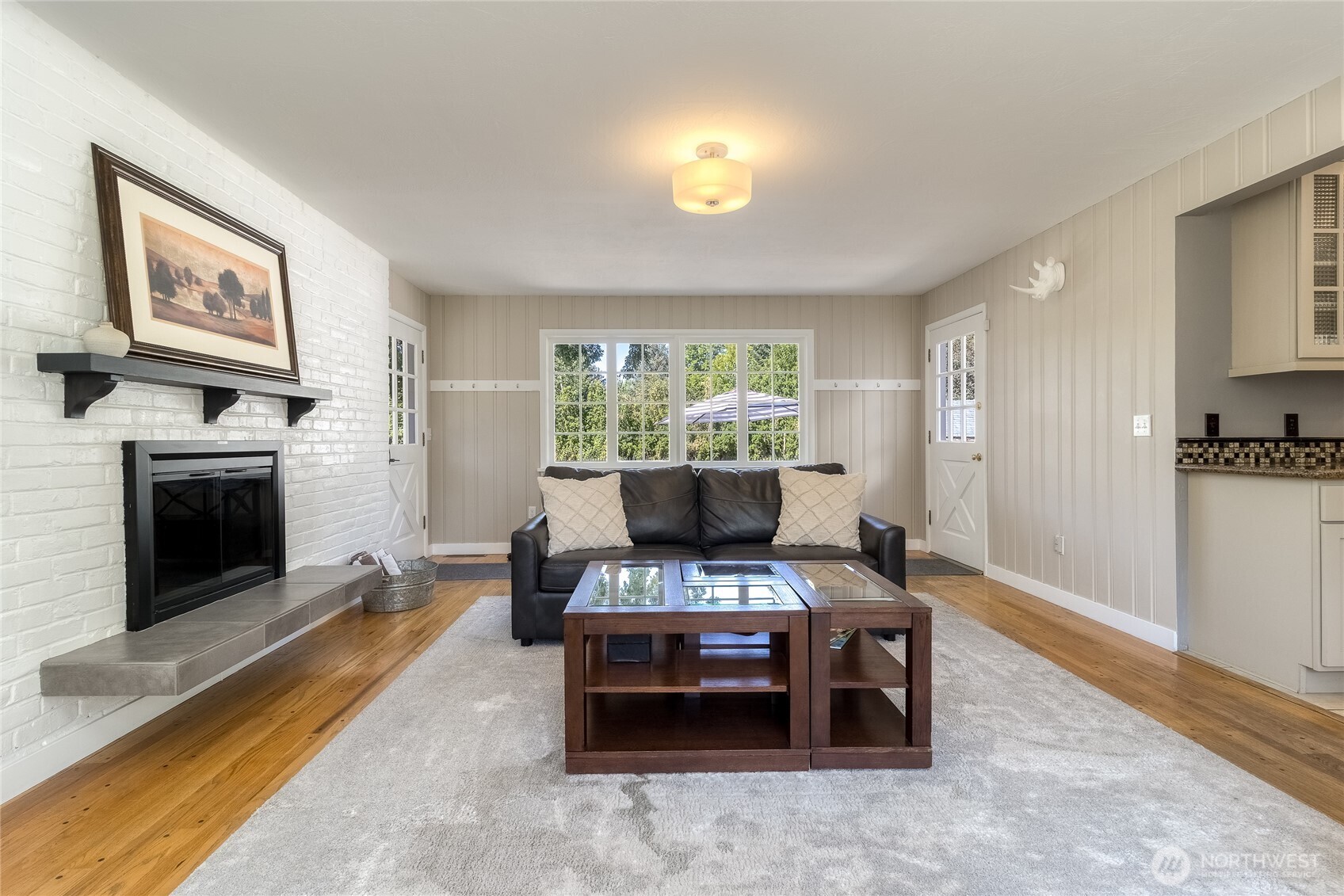 1402 Howard Street Walla Walla, WA 99362 - Photo 18 of 34 a living room with furniture and a fireplace