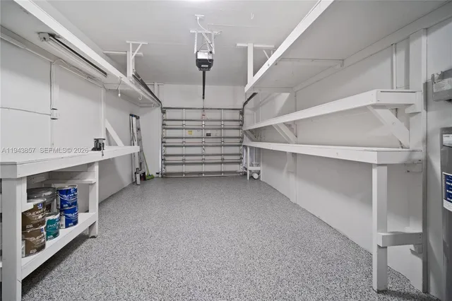 a view of storage and utility room with stairs