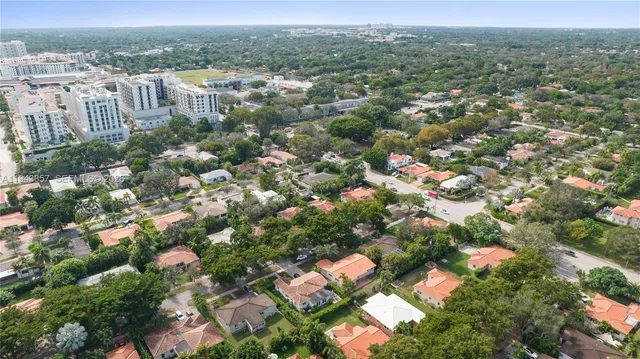 a view of city and mountain
