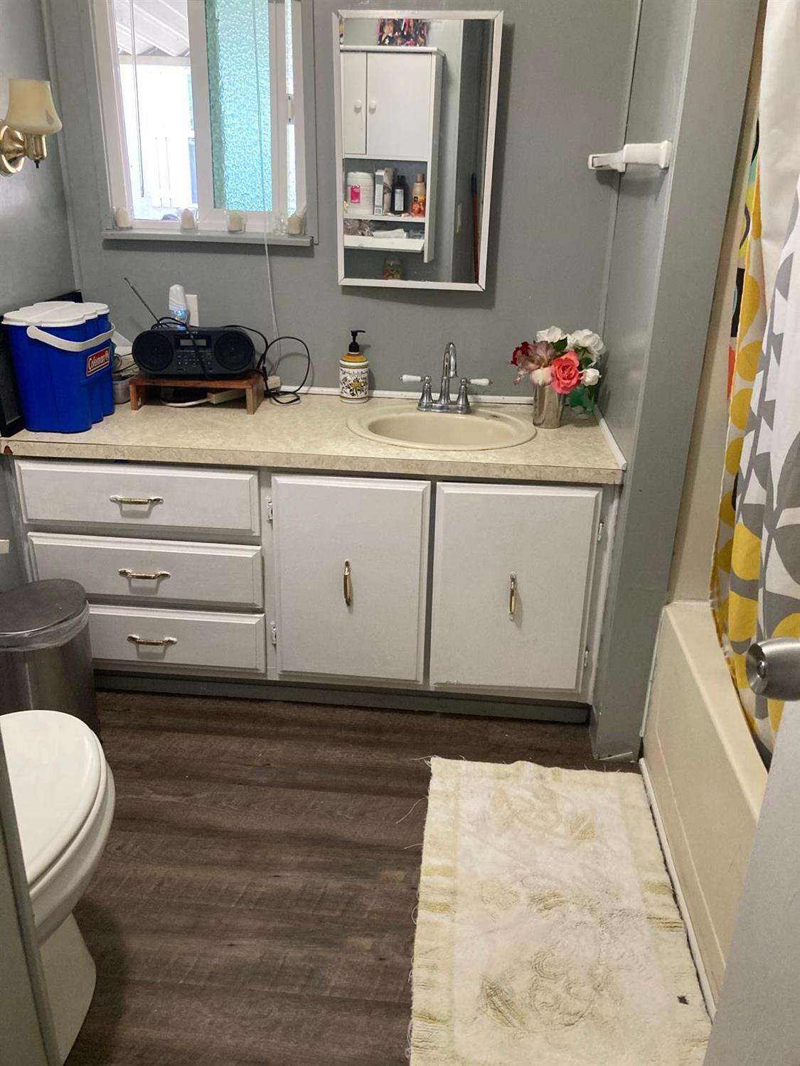 3950 Mack Road, Unit 182 Sacramento, CA 95823 - Photo 22 of 35 a bathroom with a sink toilet and mirror