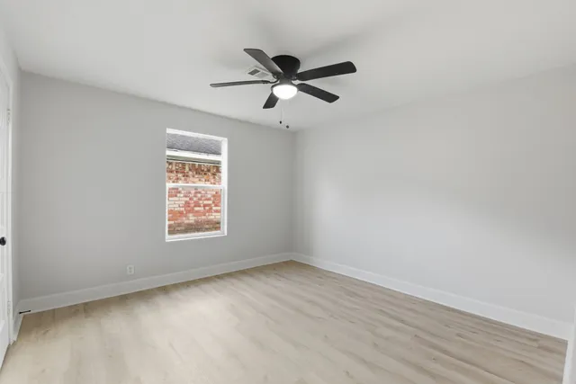 wooden floor in an empty room