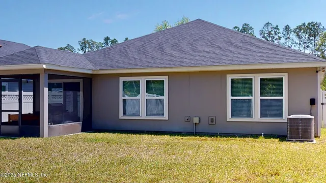 a house with a outdoor space