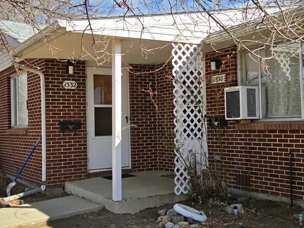 a view of a house with a door